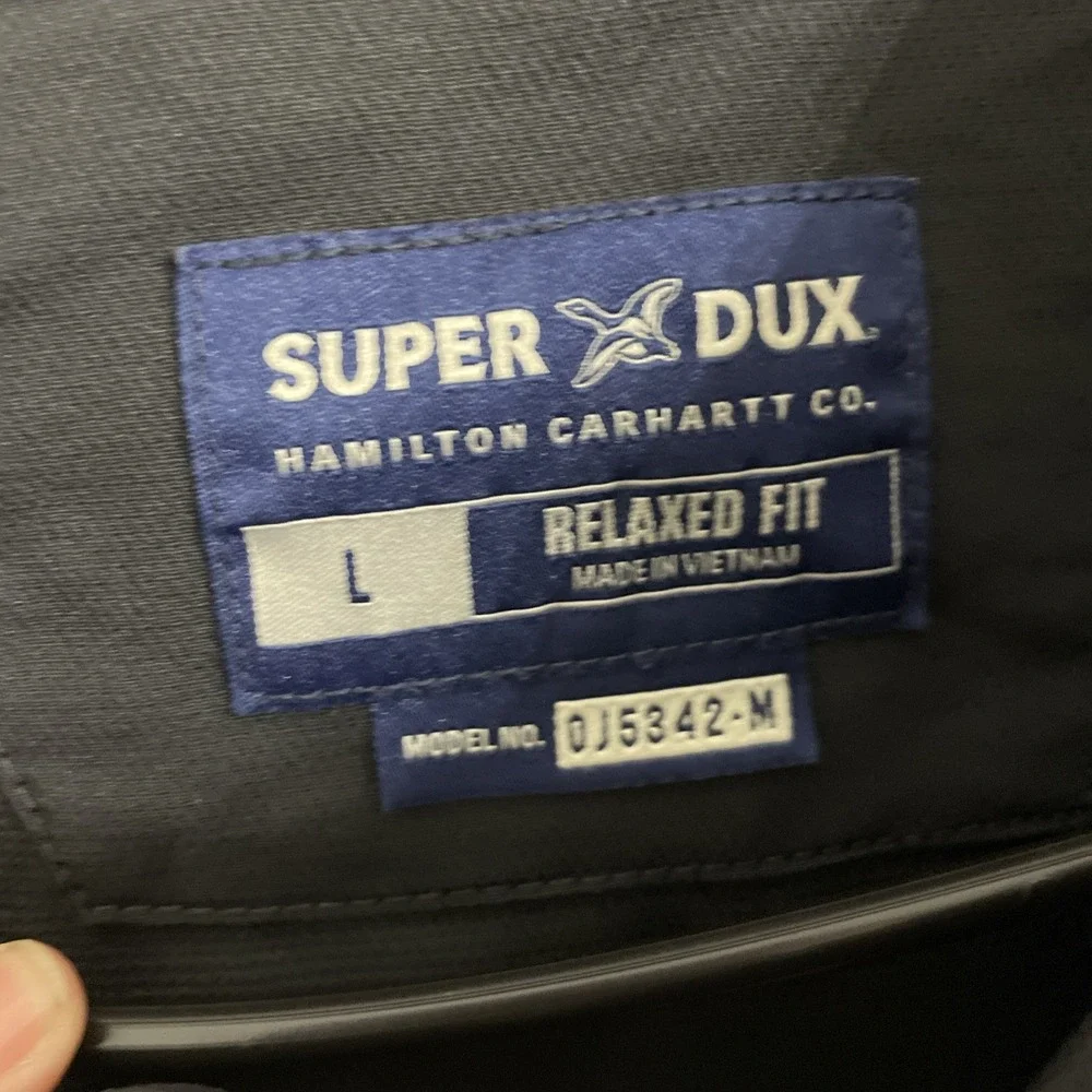 Carhartt Super Dux Relaxed Fit Jacket Men's Size L Full Zip Workwear Coat